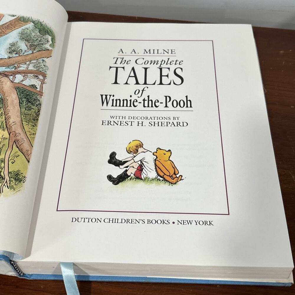 "The Complete Tales of Winnie-The-Pooh" Hardcover 1994 Dutton USA Rare Vintage - Picture 7 of 11